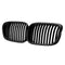 Pair Front Grille Grill Black for BMW E39 5 Series M5 1997-2003