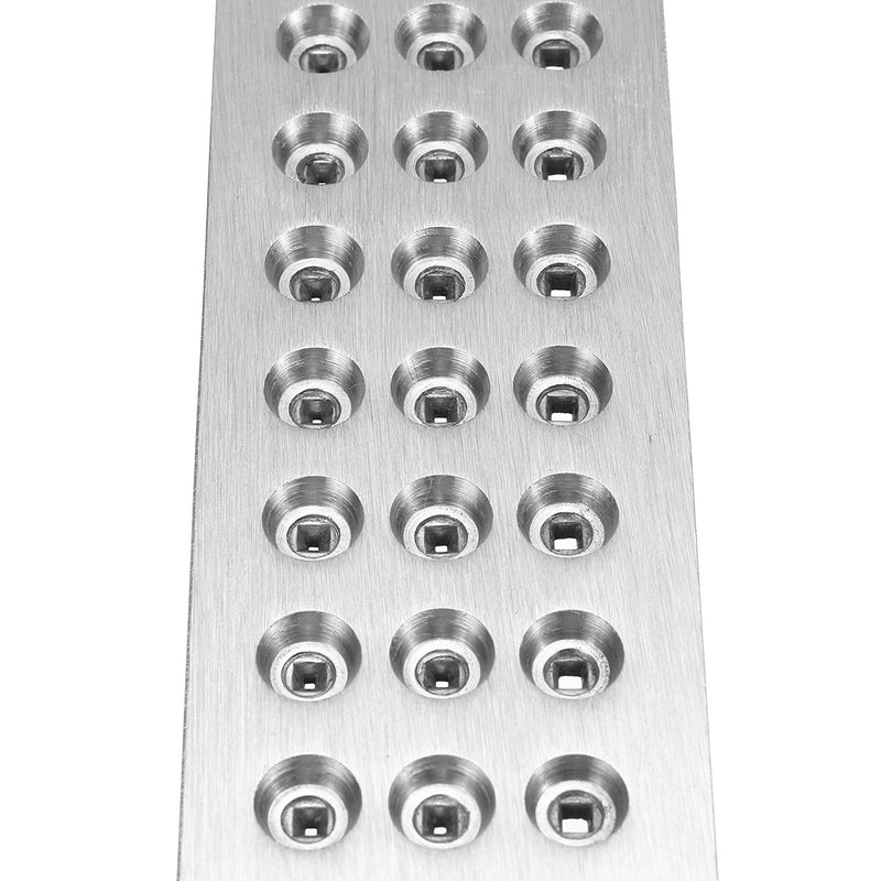 3.00 - 0.5mm Tungsten Carbide Steel Wire Drawplates 30 Square Holes Wiring Draw Plate