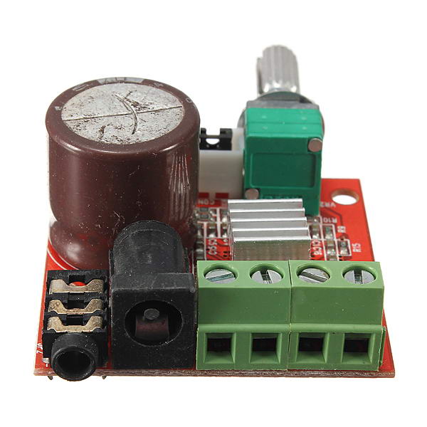 3Pcs 12V Mini Hi-Fi PAM8610 2X10W Audio Stereo Amplifier Board Dual Channel