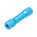 Suleve M3AR4 10Pcs M3 25mm Knurled Standoff Aluminum Alloy Multicolor