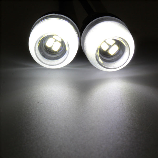 10pcs Motorcycle 5630 18mm 3Led Eagle Eye Lamp Daytime Running Lights White