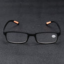 KCASA TR90 Portable Durable light Weight Resin Black Reading Glasses Extremely Flexible