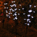3PCS Solar Powered Warm White Colorful White LED Branch Leaf Tree Light Outdoor Garden Path Patio Border
