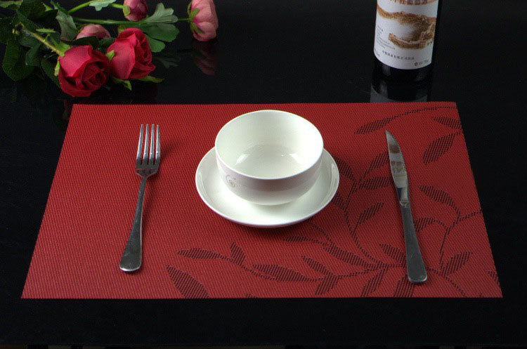 KCASA Washable Placemat for Dining Table Creative Heat Insulation Stain Resistant Anti-skid Eat Mats