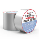 Hilda 5x500cm Aluminum Foil Butyl Rubber Tape Self Adhesive Tape Sun Room Color Steel Tile Concrete Tape