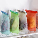 Reusable Silicone Food Storage Bag Vacuum Food Fresh Sealer Container Kitchen Fridge Tools