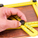 Professional Angle Template Tool Angle Measuring Tool Protractor Multi-Angle Ruler Layout Tool Ruler