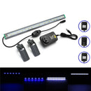 40cm 39 LED Fish Tank Aquarium Light White Blue Lamp Clip on Waterproof Bar AC110-240V