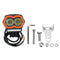 12-80V 20W Spotlight With USB Charger Fog Lamp Motorcycle Motorcross LED Headlight With Bracket