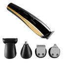 EU Plug 5IN1 220V Waterproof Hair Trimmer Barber Salon Hair Cut Tool Kit Clipper Beard Shaver Razor
