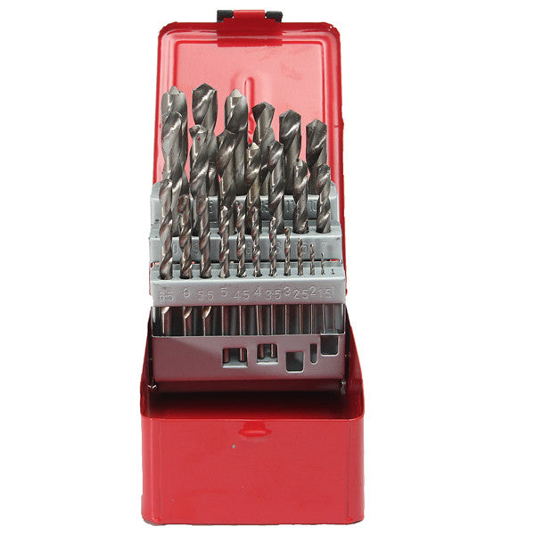 38pcs 1-13mm HSS Twist Drill Bit Set with Case