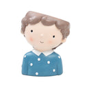 Succulent Plant Pot Cute Girl Flower Planter Creat Design Home Garden Decorations