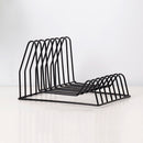 Creative Nordic Simple Iron Storage Holder Racks Creative Multifunction Desktop File Bookshelf Organizer Office Home Storage Stand