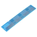10Pcs WL20 1.0x150mm/1.6x175mm TIG Welding Tungsten Electrodes Rods Set