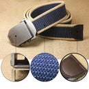 Xmund XD-TB3 130cm Punch Free Automatic Buckle NOS Tactical Belt Outdoor Casual Canvas Belt For Men Women Belt