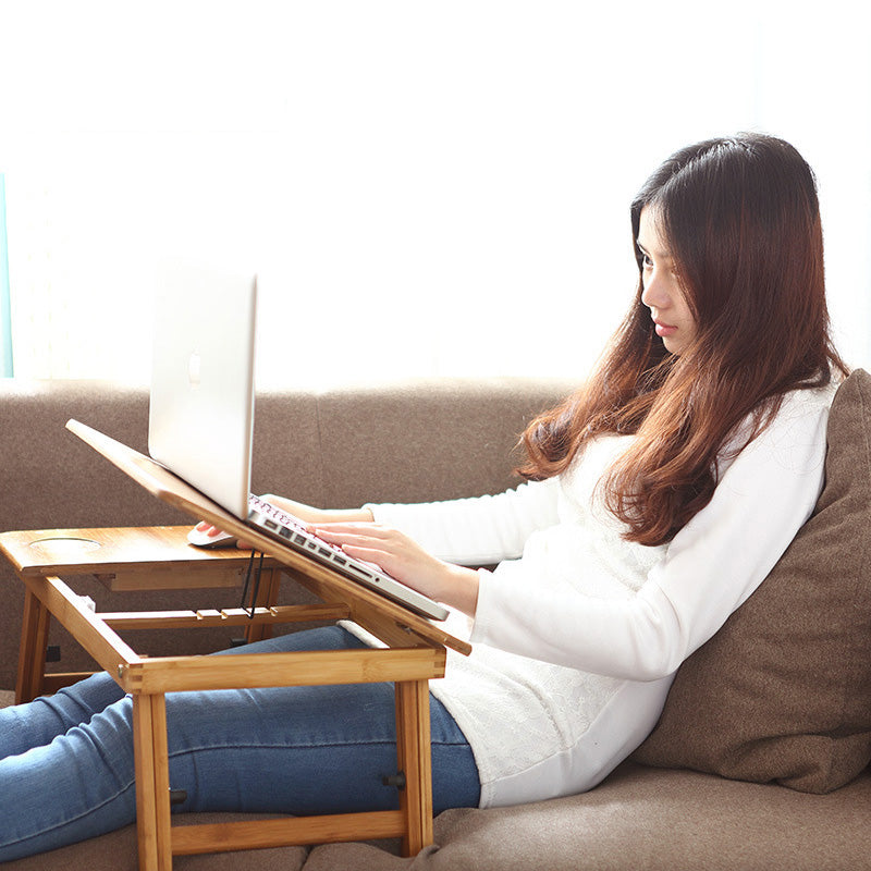 Pinshengmei Adjustable Laptop Desk Laptop Stand Notebook Desk Bed desk Laptop Table For Bed Sofa Tray Picnic Table Studying Table