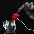 USB Rose Shaped Ultrasonic Humidifier Car Office Home Use Portable Mist Maker