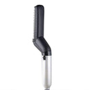 AUGIENB Men's Hair Styling Ceramic Comb Curler Straightener Roll Iron Multifunctional Quick Styler Hair Comb