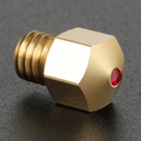 Ruby/Colorless Sapphire 0.4mm V6 High Temperature Nozzle Suit PETG/ABS/PEI/PEEK/NYLON for 3D Printer 1.75MM Filament