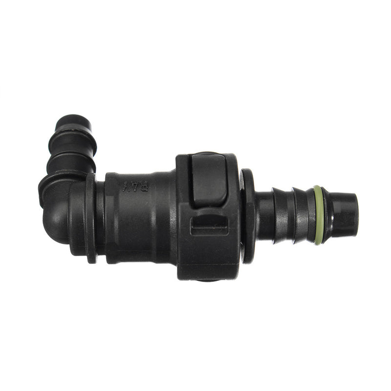 11.8mm SAE 3/8 Inch 10mm Nylon Fuel Hose Joiner Quick Release Disconnect Hub Hose Connector