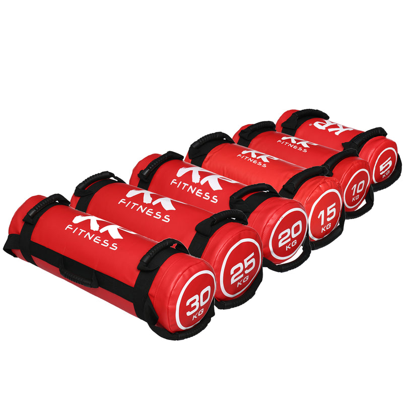 15-30KG Red Power Bag Weight Lifting Sandbag Outdoor Indoor Gym Fitness Training Sandbag