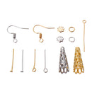 760Pcs/Set Jewelry Making Kit DIY Earring Findings Hook Pins Mixed Handcraft Accessories
