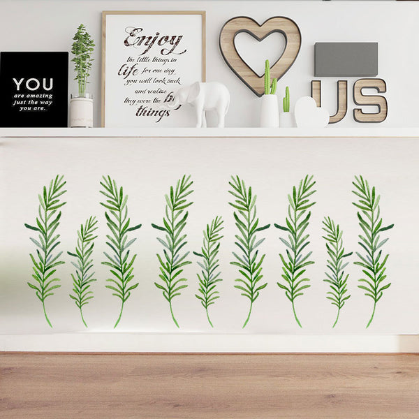 Miico FX64043 Grass Wall Stickers Kindergarten Children's Room Decoration Stickers DIY Sticker
