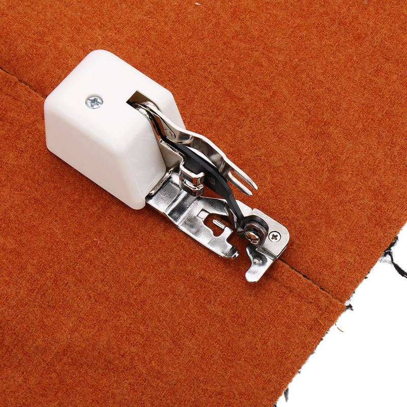 1 Side Cutter Zig Zag Sewing Machine Attachment Presser Foot Low Shank Cut & Hem Sharp