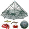 ZANLURE 4/6/8/10/12/16 Holes Fishing Trap Nylon Fishing Net Eel Crab Shrimp Lobster Fish Buckets
