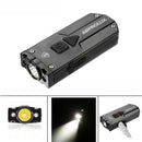 Astrolux K1 XP-G3+365nm UV+Red LED 350LM New Driver USB Stainless Steel Mini LED Keychain Light