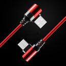 Bakeey 2A Type C Micro USB Elbow Gaming Fast Charging Data Cable For Huawei P30 Pro Mate 30 S10+ Note 10 Xiaomi Mi9 9Pro Redmi 7A Redmi 6Pro OUKITEL Y4800