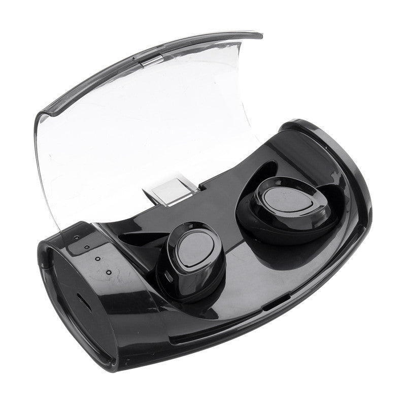 [Truly Wireless] TWS Mini Dual bluetooth Earphones Noise Canceling Headphones with Charging Box