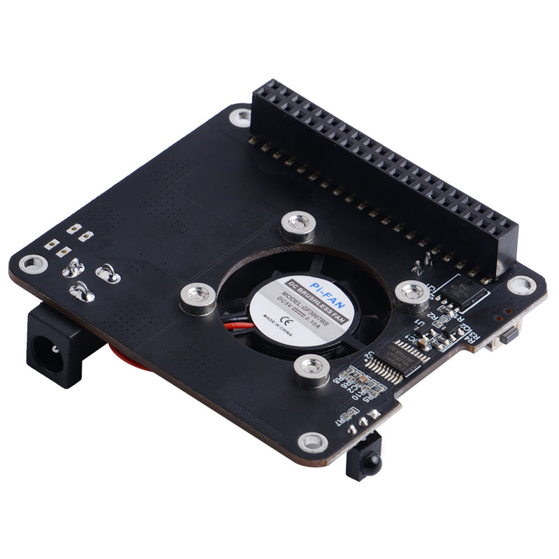 DockerPi Power Board Expansion Board With Cooling Fan For Raspberry Pi 4B/3B/3B+ / Banana Pi / Orange Pi