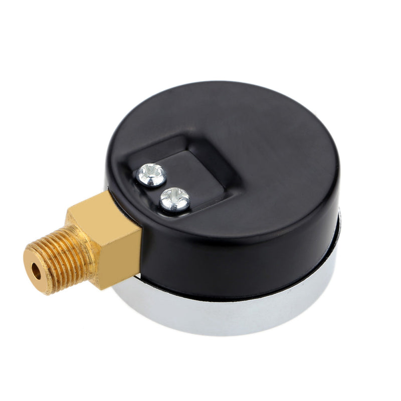 TS-Y50I 0-30 PSI Air Compressor Gauge 2 Inch Face Side Mount 1/8 Inch NPT Hydraulic Compressed Air Pressure Gauge Tester Measurer