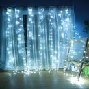 1M*4M 144LED Outdoor Christmas Xmas Wedding Party Fairy String Curtain Hanging Window Light EU Plug