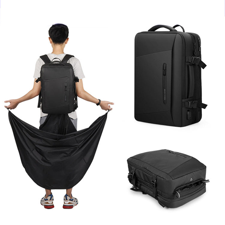 Mark Ryden MR9299 17 inch Laptop Backpack Raincoat Male Bag USB Recharging Multi-layer Anti-thief Travel Backpack