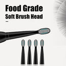 5 Modes Electric Toothbrush Sonic Power IPX7 Waterproof Black White Timing