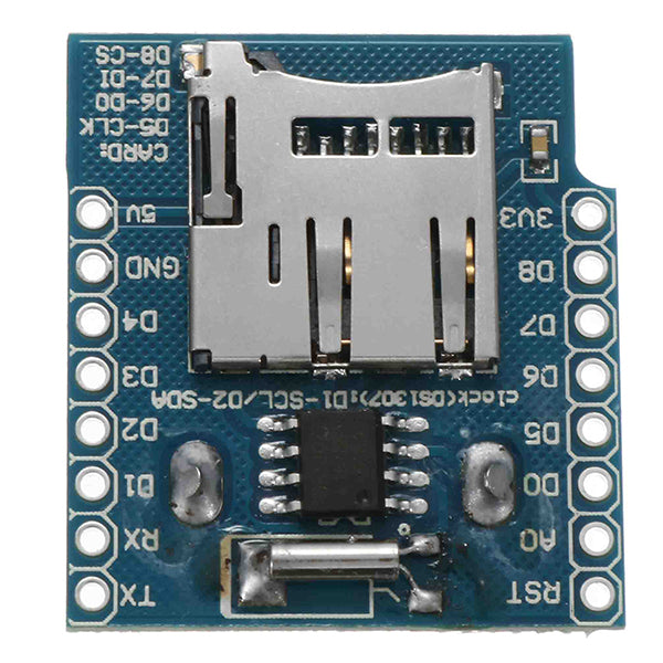 5Pcs Geekcreit DataLog Shield For D1 Mini RTC DS1307 Micro SD with Pin Headers