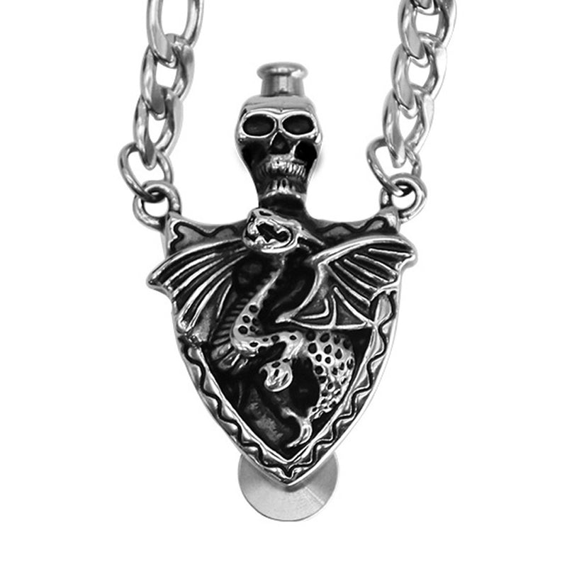 Skull Pendant Necklace Stainless Steel Lots Style Cross Skull Head Pendant Chain Pipes