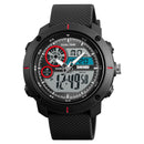 SKMEI 1361 Digital Watch Chronograph Alarm Dual Display Men Quartz Digital Watch
