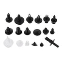 445Pcs Car Door Trim Clip Bumper Retainer Rivet Push Fastener Removal Tools Kit