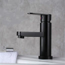 Space Aluminum Kitchen Bathroom Single Hole Faucet Cold And Hot Basin 360 Rotating Mixer Tap