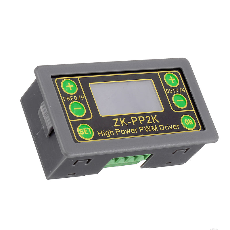 ZK-PP2K PWM DC 3.3-30V 12V 24V Motor Speed Controller Regulator 8A 150W Adjustable LED Dimmer Pulse Frequency Duty Ratio