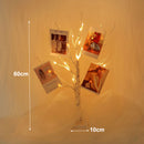 60cm Warm White LED Birch Twig Tree Night Light Table Lamp Home Party Wedding Christmas Holiday Decoration