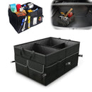 Universal Foldable Oxford Cloth Car Storage Box Bag Case Black Cargo Organizer