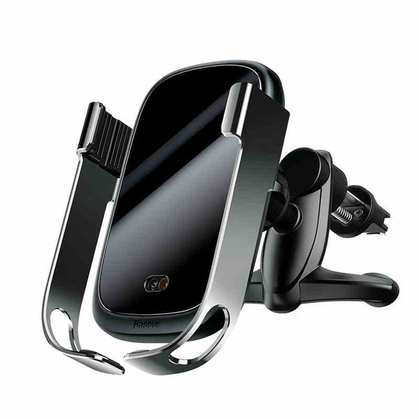 Baseus 10W Auto Induction Qi Fast Charging Wireless Car Charger Phone Holder Air Outlet Bracket For iPhone X XS HUAWEI P30 Oneplus 7 XIAOMI MI 9 S10 S10+