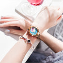 DOM G-1275 Mesh Steel Band Elegant Design Ladies Watch Date Display Quartz Watch