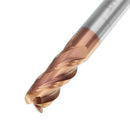 Drillpro HRC58 Round Nose 4 Flutes End Mill Cutter 2R0.2-6R0.5 AlTiN Coating CNC End Mill Cutter