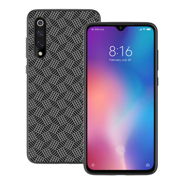 NILLKIN Ultra-thin Synthetic Fiber Plaid Anti-Scratch Protective Case for Xiaomi Mi9 / Mi Transparent Edition