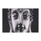 3 Panel Statue Meditation Painting Print on Home Decor Room Wall Sticker